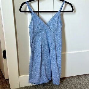 BRANDY MELVILLE BLUE PATTERN DRESS